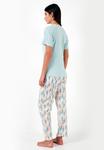 Пижамный комплект REGULAR FIT LELA, мята - фото 3