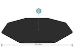 Брезент ПВХ Bestway, черный, для круглых бассейнов - фото 20