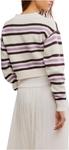 Свитер Free People Women's Lila Stripe Cardi, Ivory Combo - фото 3