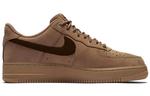 Кастомизированные кроссовки Nike Air Force 1 Skateboarding Unisex, темно-коричневый - фото 3