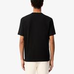 Футболка с вышитым логотипом LACOSTE, черный - фото 4