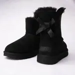 Женские ботинки UGG Mini Bailey Bow II, черный - фото