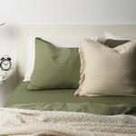 Простыня Ikea Dvala, 150х260 см, светло-зеленый - фото 4