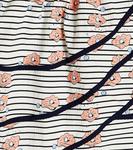 Юбка из хлопка в полоску Mini Rodini, синий - фото 3