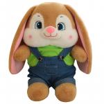 Стильные плюшевые мишки из денима высота 40см/60см MLING - фото