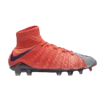 Бутсы Nike Wmns Hypervenom Phantom 3 DF FG 'Wolf Grey Max Orange', серый - фото