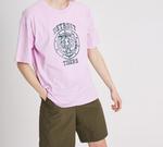 Футболка MLB Cartoon Series Round Neck Tee 'Pink' - фото 3