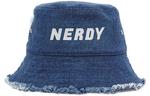 Nerdy Унисекс синяя ведро-шляпа, Blue - фото