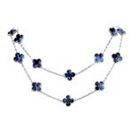 Van Cleef & Arpels Питеритовое ожерелье для женщин в синем цвете - фото 3