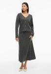 Кардиган VILA Cardigan, Dark Grey Melange/Mottled Dark Grey - фото 2