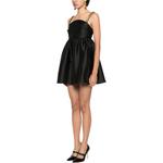 Мини-платье с декором Self portrait Self-portrait, черный - фото 5