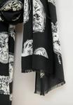 Шарф Next Scarf, Black White/Black - фото 2