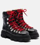 Ботинки платформы в стиле милитари Ganni, Ebony - фото