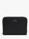BOSS Textured Faux Leather Ziparound Wallet HUGO BOSS, Black - фото