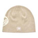 MLB Нейлоновые шапка бини унисекс светло-бежевый - фото 3