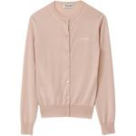 Кашемировый свитер женский белый Miu Miu - фото