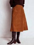 Юбка миди Joy из вельвета Boden, Ginger - фото 4