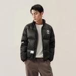 Куртка пуховая A Bathing APE Moonfasce Aape, коричневая BGD - фото 9