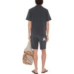 Фланелевая рубашка Burberry, серый - фото 4