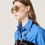 Шерстяной топ MIU MIU, синий - фото 4