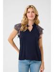 Блузка Nola Cream, темно-синий - фото 2