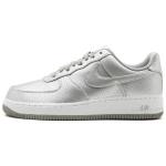 Nike Air Force 1 Low '07 LV8 Metallic Silver Perforated - фото