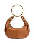 Маленькая сумка-хобо с браслетом Chloé, бежевый - фото