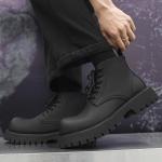 Мужские черные ботинки Martin Boots Romon - фото 5