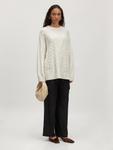 Свитер EDITED Danica, кремовый - фото 5