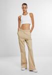 Расклешенные брюки Aim'n, бежевый - фото 7