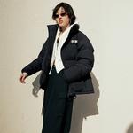 LINING Пуховик унисекс черный, Black - фото 6