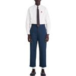 Брюки прямого кроя с нашивкой-логотипом KENZO, темно-синий - фото 5