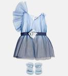 Платье из тюля Monnalisa, синий - фото 2