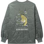 Alpha Industries Стеганая бомбер-куртка, Army Green - фото 5