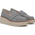 Максимальная платформа лофер Dr. Scholl'S, light grey fabric - фото