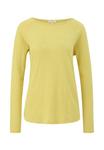 Топ с длинными рукавами s.Oliver, желтый - фото