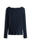 Топ OPUS SLIM FIT RIBBED STRUCTURE, Coal Blue/Blue - фото 6