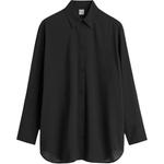 Шифоновая блузка TOTEME, черный - фото 3