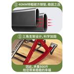 Складное кресло-шезлонг Tingxuan из ротанга с усиленным стальным каркасом и регулируемой спинкой - фото 6