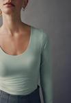 Топ Next SCOOP NECK, Forest Green/Green - фото 2