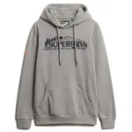 Худи Superdry Outdoor Scene Relaxed Fit, серый - фото