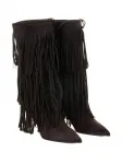 Замшевые ботинки с бахромой Chantal, коричневый - фото 2