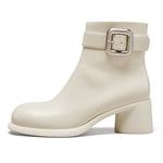 YEARCON Женские ботинки Ecru/Black - фото