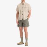 Шорты из хлопка и тенселя Norse Projects, хаки - фото 4