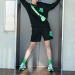 Повседневные шорты унисекс черные MLB - фото 4