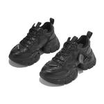 Кроссовки женские толстые средней высоты Daphne, черный - фото 2