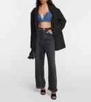 Джинсовый бюстгальтер без косточек AGOLDE, синий - фото 2