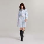 ELLE Платье с длинным рукавом Women's Blue - фото 5