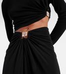 Юбка макси Bezel Quartz Christopher Esber, черный - фото 4