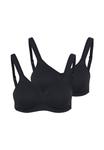 Бюстгальтер без косточек, 2 шт. Comfort Topsy susa, черный - фото